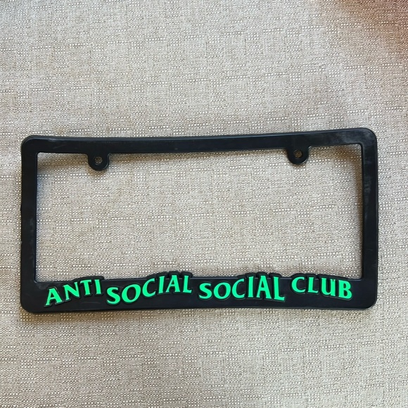 RARE Anti Social Social Club license plate frame - Picture 1 of 3